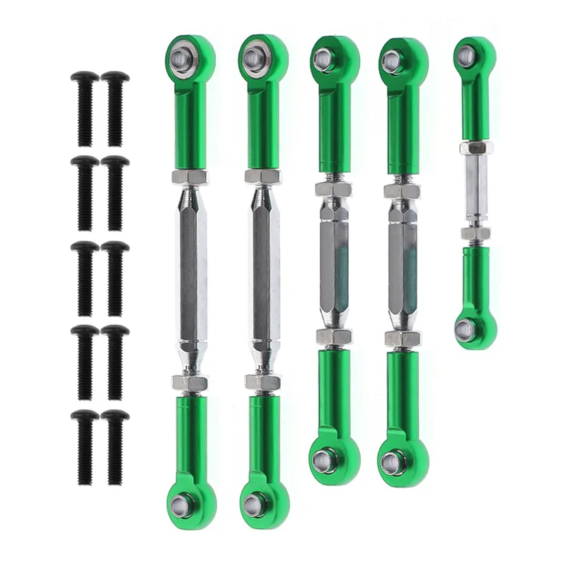 ABGN 5 шт. металлический стержень сервопривода для VRX Racing RH1043 RH1045 RH1043SC RH1045SC RH817 RH818 детали для обновления радиоуправляемого автомобиля