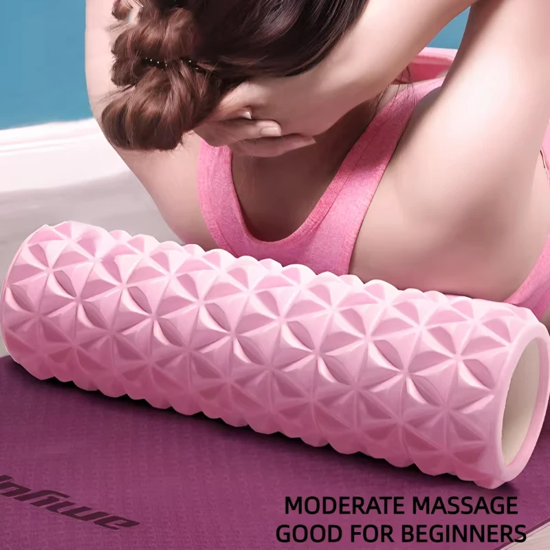 

3D Foam Massage Roller Hollow Yoga Column Fitness Equipment Muscle Physiotherapy And Sports Rehabilitation Rolle Gym