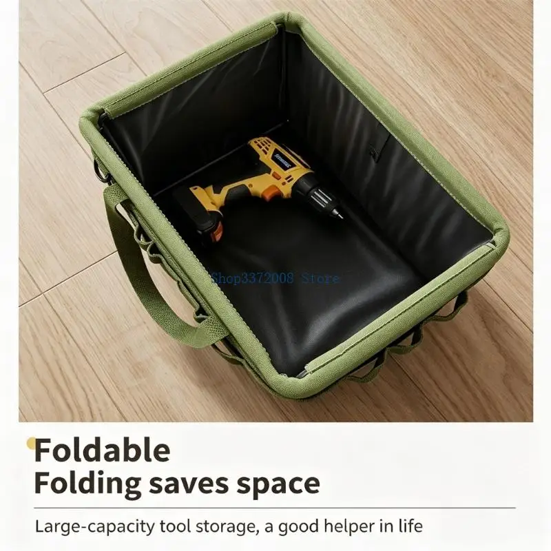  Permanent Tool Storage Bag With Many Pockets And Foldable Design For Home Repairs And Outdoor Activities