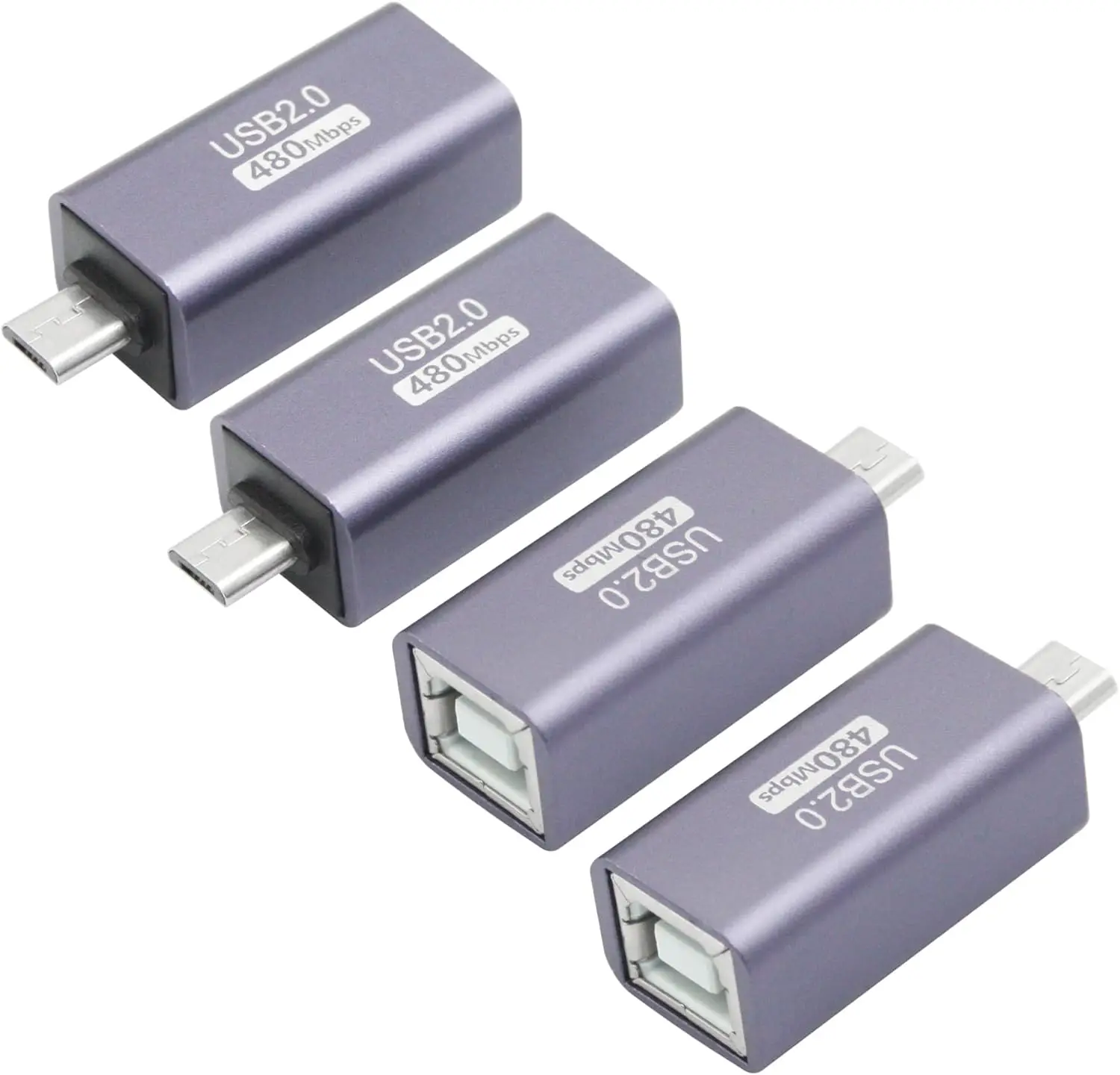 4Pcs Usb 2.0 B Type… - image