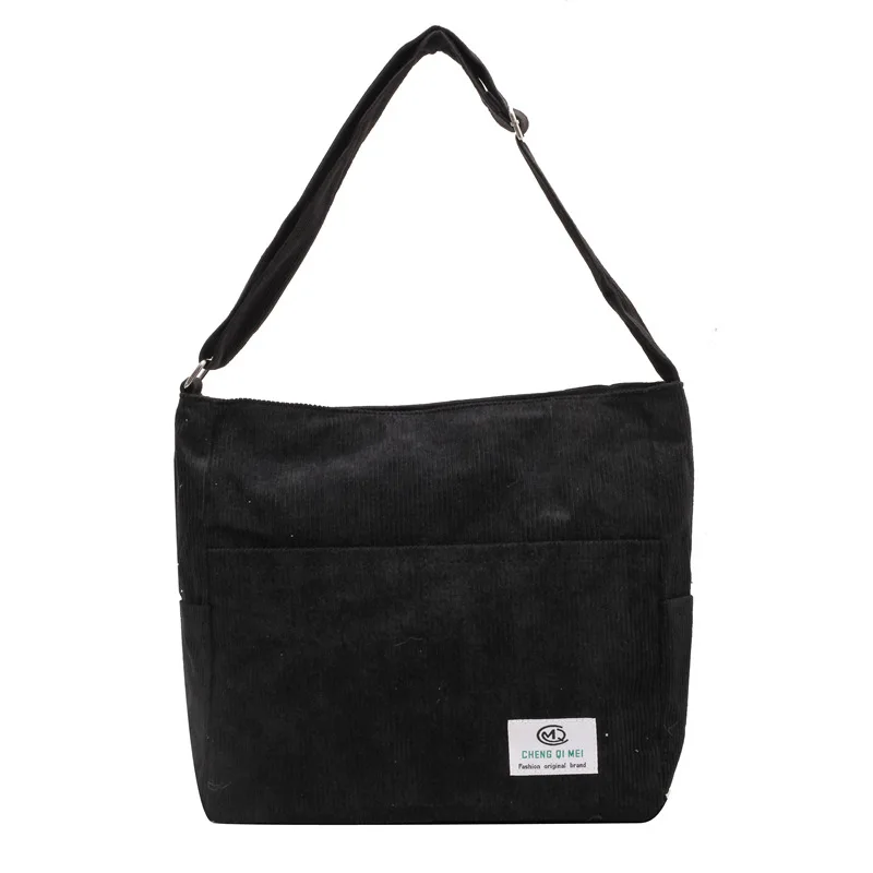 Bolsas de ombro de veludo feminino, bolso múltiplo, grande capacidade, bolsas de design, bolsa de lazer, compradora estilo universitário, moda, 2023