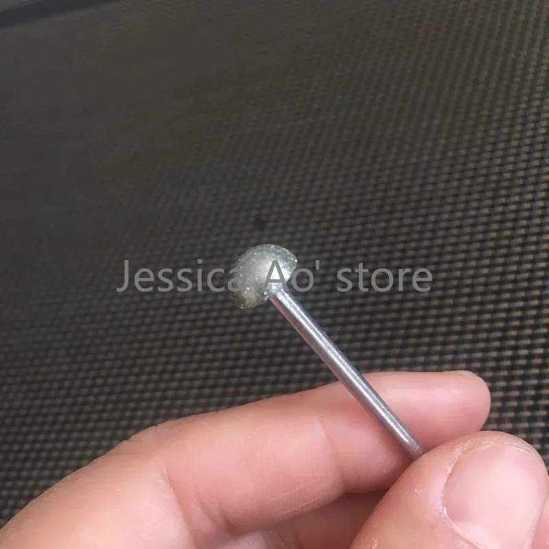15 個ハーフボールキャップ形状ダイヤモンド研磨ツール半球ダイヤモンド研削ヘッド金属研削ヒスイ研磨石グラインダー