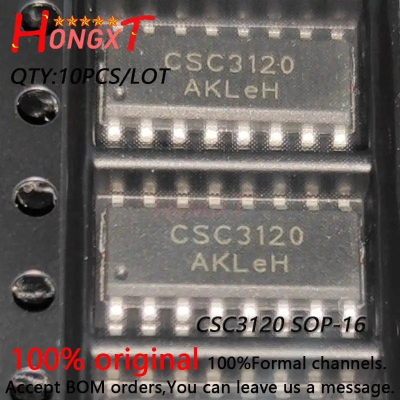

10 шт., новинка 100%, запасной чип CSC3120 IRS2092STRPBF SOP-16 фотоэлементов (в наличии на складе).