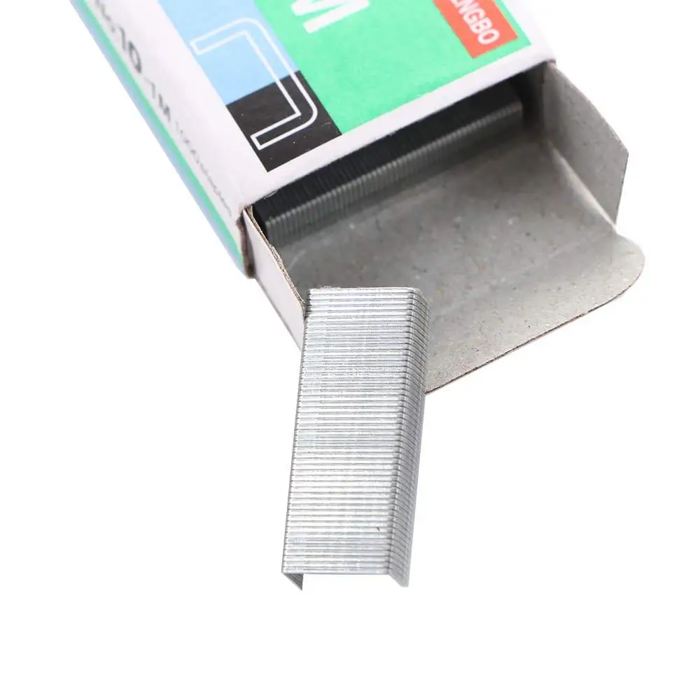 لوازم تجليد المكاتب للدباسة الثابتة رقم 10-1 متر دبابيس معدنية مضادة للصدأ رقم 10 دباسة تجليد دبابيس صغيرة