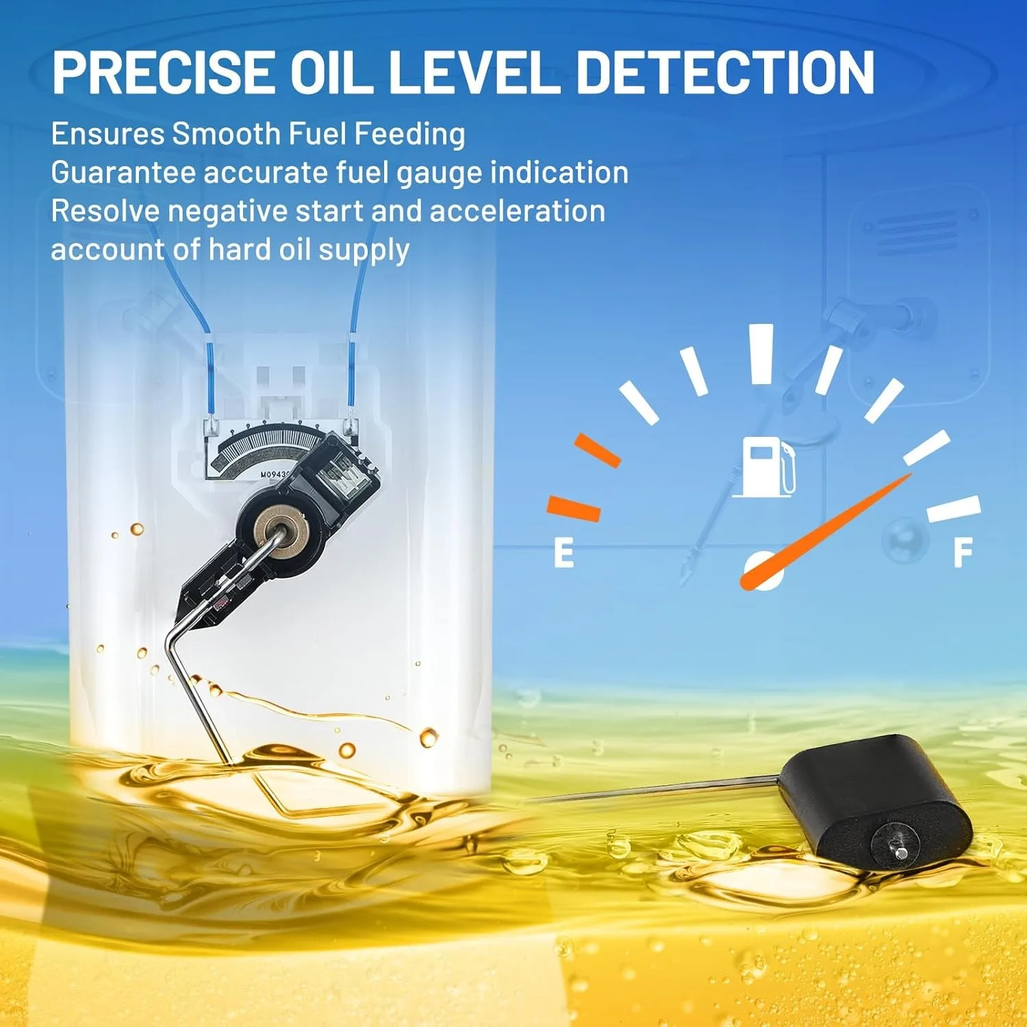 مجموعة وحدة مضخة الوقود الكهربائية FG0501 المتوافقة مع Nissan Altima 2002-2003 L4 2.5L & V6 3.5L، تحل محل 170408J000، 67988، #4