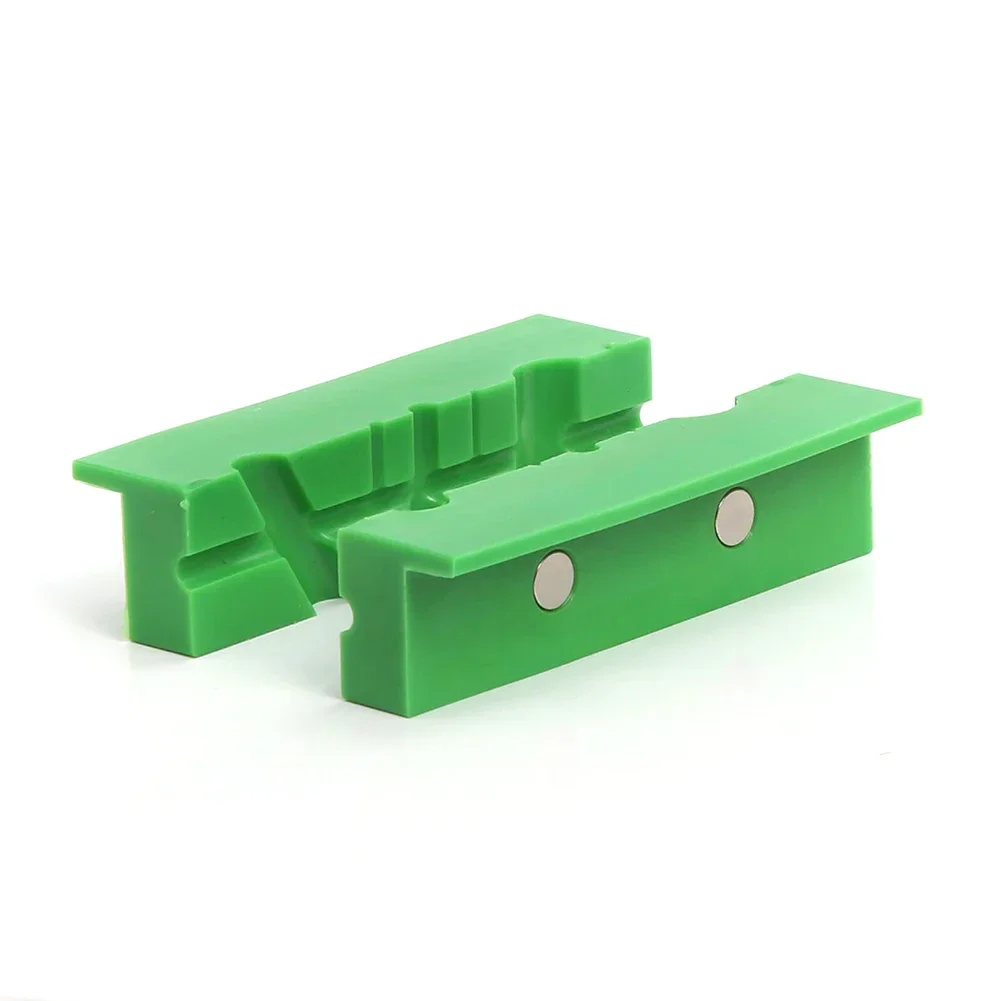 Soft Bench Vice Jaw Pad For Metal Vise Bench Machine Tools Magnetic Soft Pad Workshop Equipment 4.5 Inch Clamps