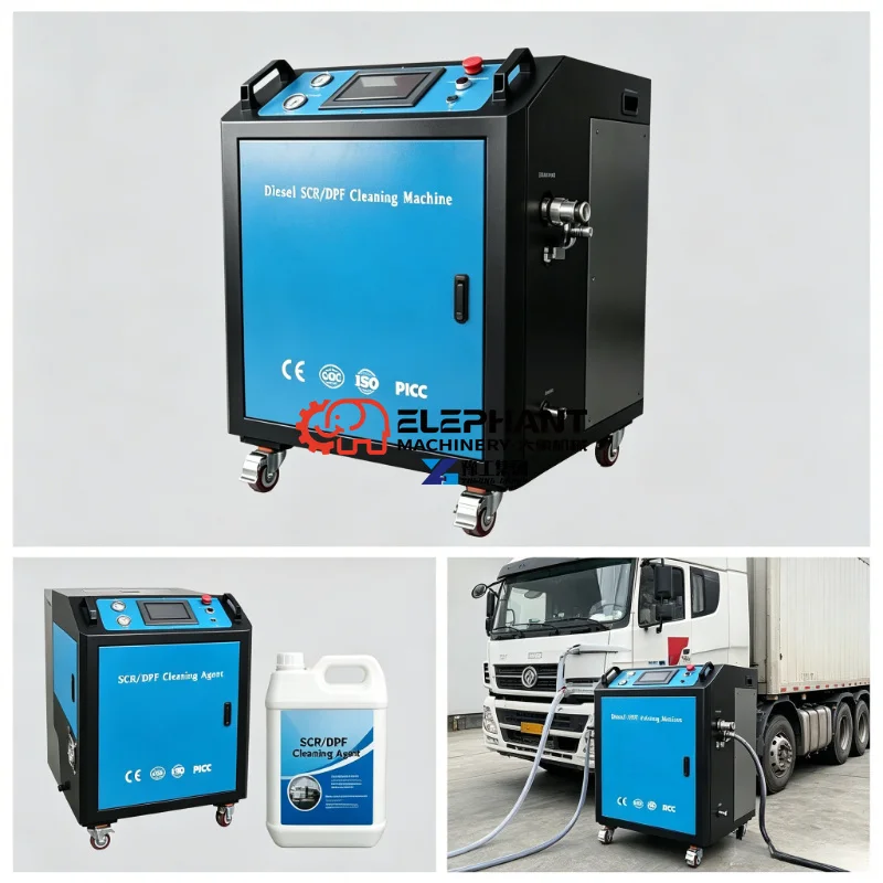High Pressure Steam Automatic Car Wash Ultrasonic Engine Parts Cleaning Flash DPF Cleaner Machine