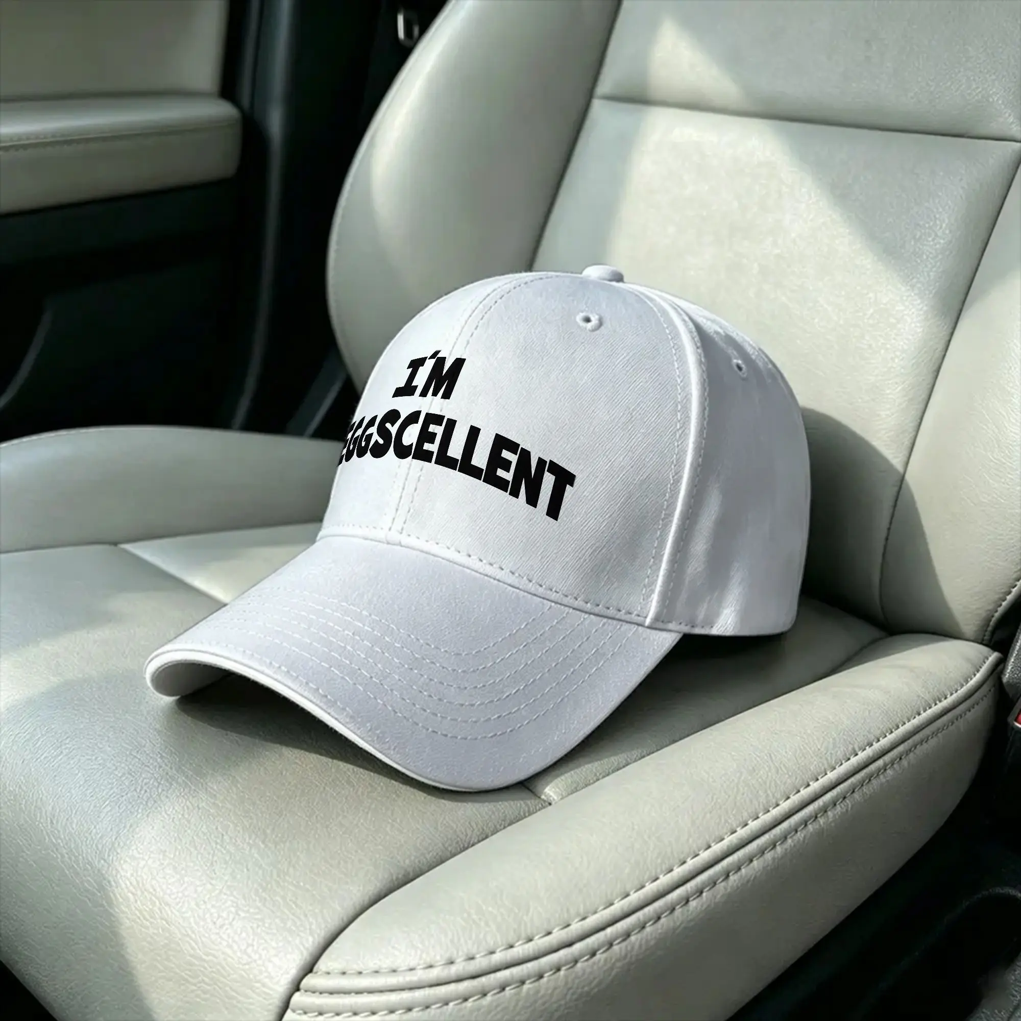 Spring Printed“ IM EXCELLENT” Baseball Cap  Kpop Rock y2k Retro Print Sun Trucker Hat Men Women Dropshipping Baseball Caps
