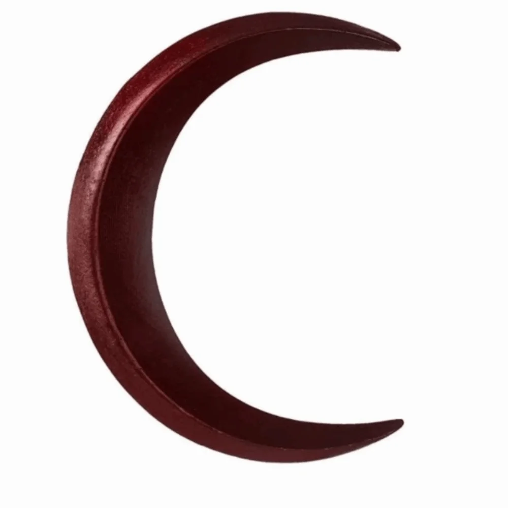 

Premium Elegant Crescent Hair Fork Handcarved Hanfu Wooden Half-Moon Hairpin Solid Chinese Style Handcrafted Hair Stick Daily