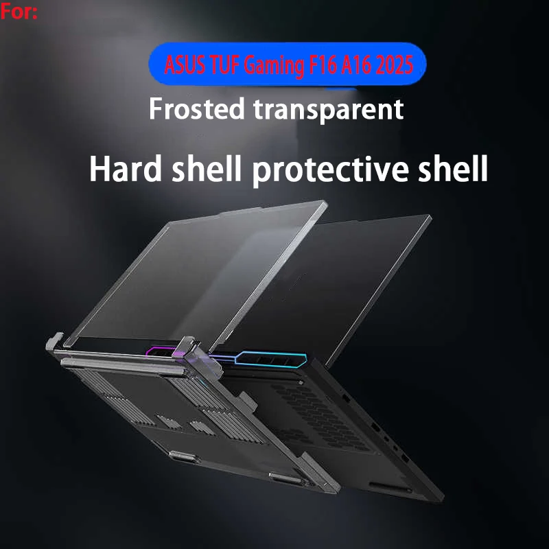 

For ASUS TUF Gaming A16 F16 (2025) Laptop protective Case FA608/FX608 Hard Polycarbonate Case Anti-fall and anti-scratch shell
