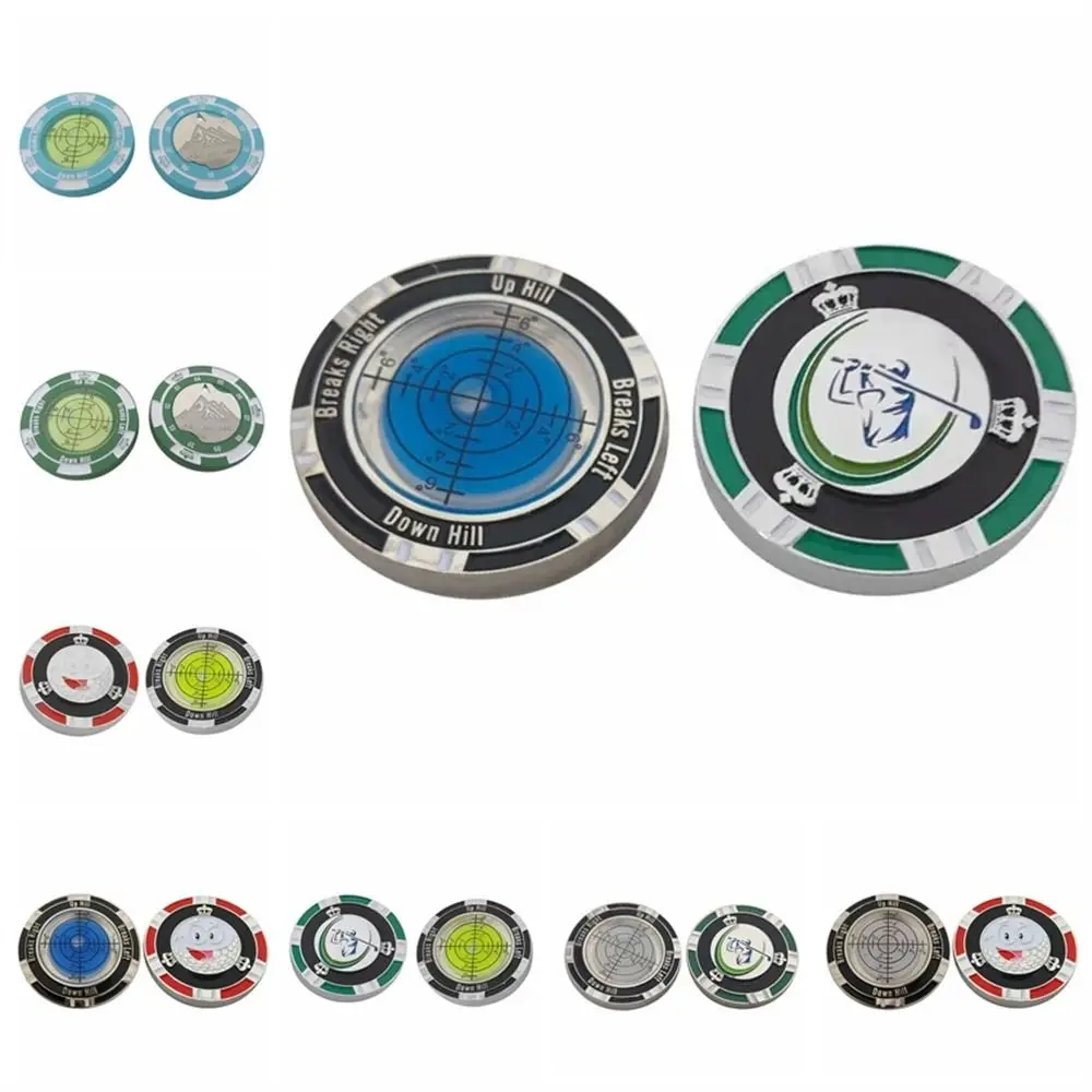 Hoge precisie golfgereedschap Leveler Training Tool Ball Marker Golf Hellingmeter Groene lezer Veelzijdig ontwerp Golfwaterpas