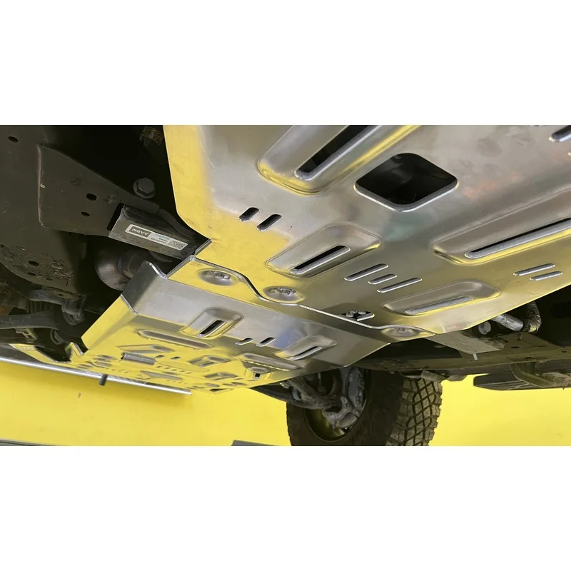 Full Coverage 8mm Skid Plate for  Silverado 1500/2500/3500  Accessories Aluminum-Magnesium Alloy Off-Road Armor