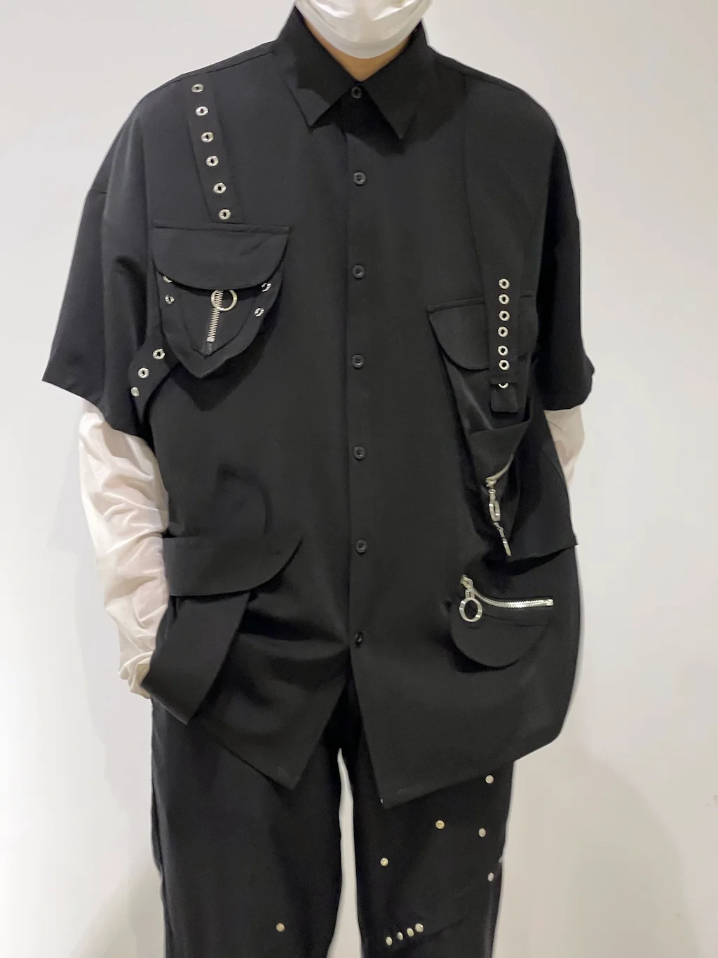 

Summer new fund loose chic high-grade shirt short sleeve