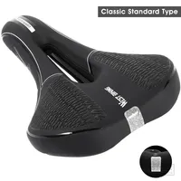 WEST BIKING Professional MTB Road Bicycle Saddle Hollow Breathable Ergonomic Cycling Seat Memory Sponge Soft Cushion Bike Saddle