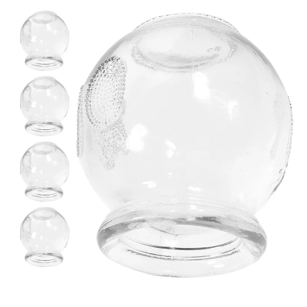 5 piezas para tazas de celulitis, copas de vidrio azul, vacío chino