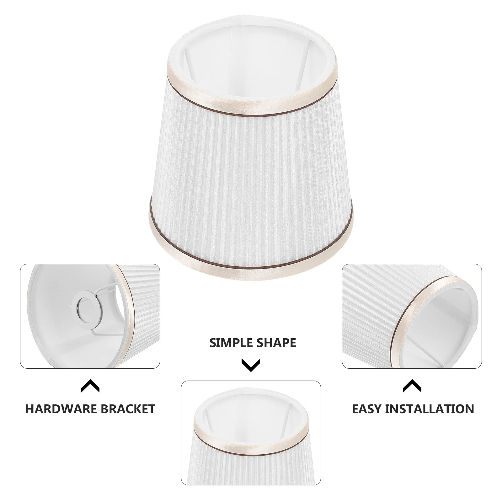 

1Pcs American Cloth Lampshade Nordic Modern Style Home Light Decor Cover Modern Lampshade Cloth Light Cover