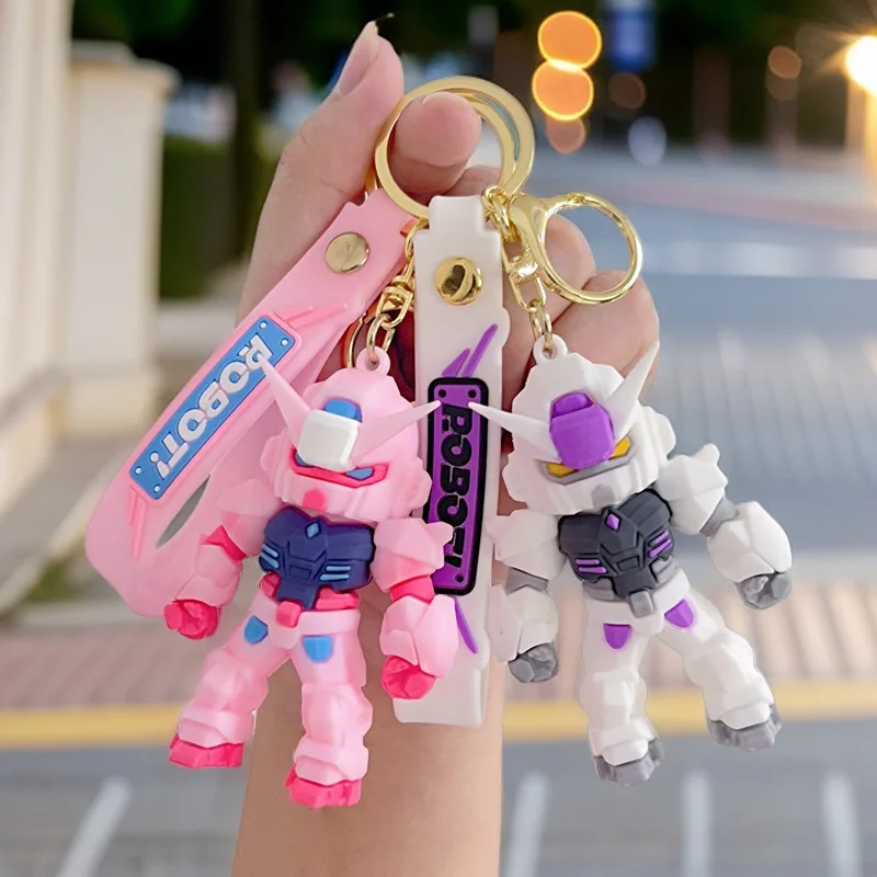 

Cool Gundam Robot Car Backpack Anime Cosplay Accessory Cute Keychain Wholesale Gift