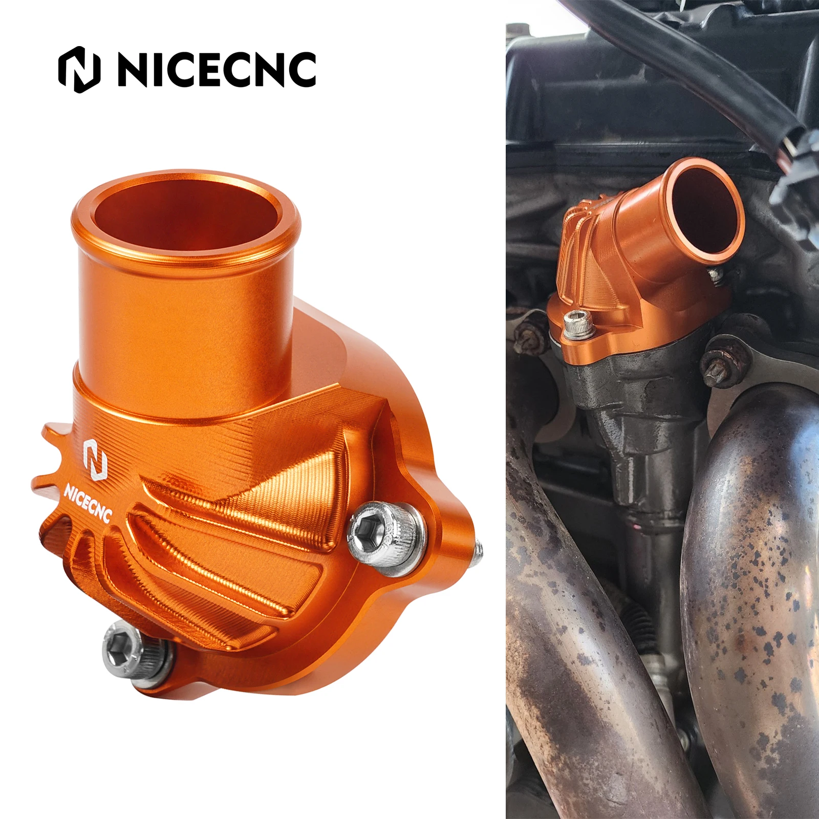 

For 2018-2025 790 Adventure/R 890 Adventure/R Thermostat Housing Water Connection for KTM 790 Duke/R 890 Duke/R 63535019000