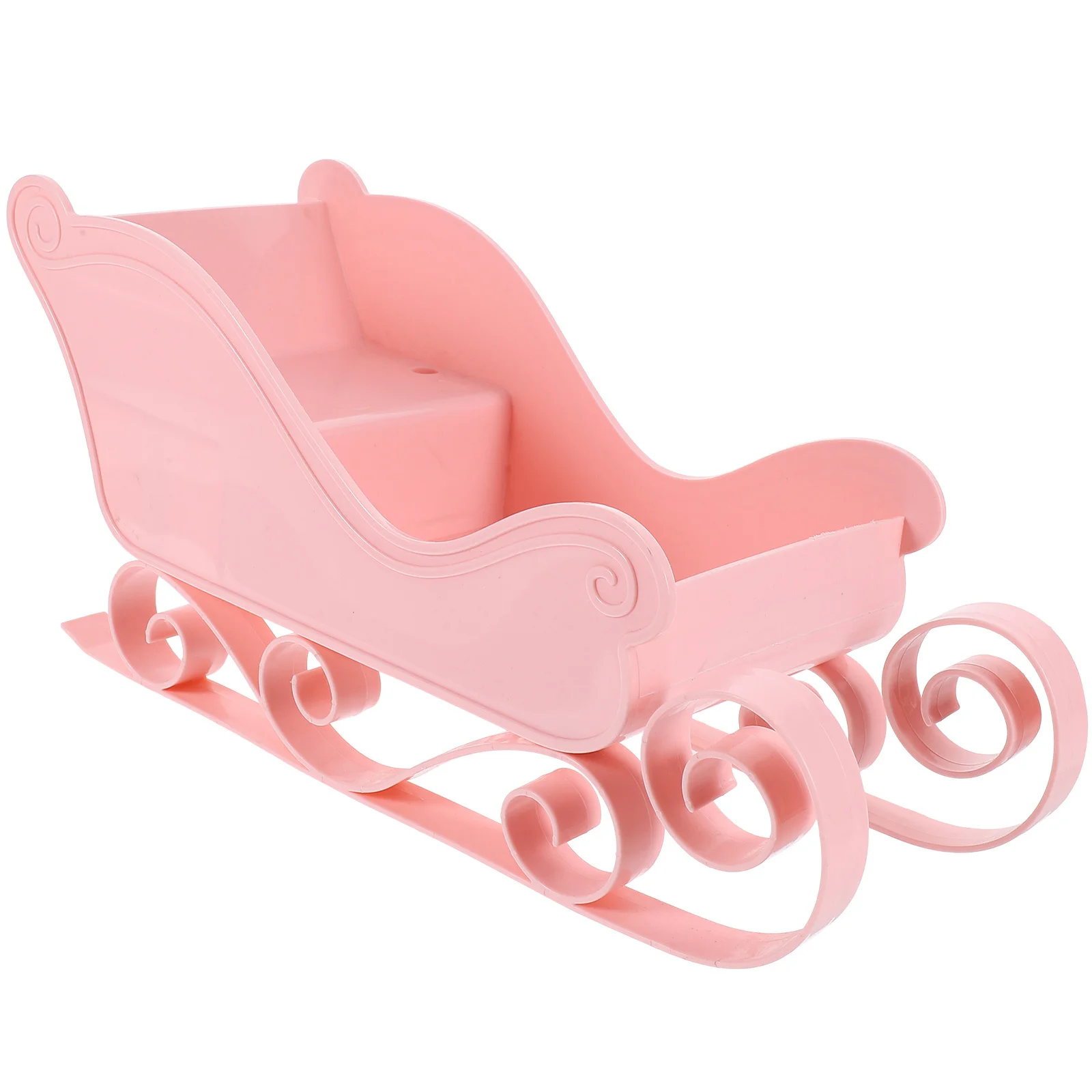 

Mini Sleigh Ornament 3D Christmas Tree Hanging Decor Festive Xmas Desktop Decoration For Holiday Party Home Theme Event Sleigh