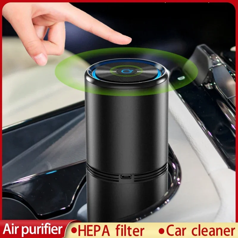 

Xiaomi Youpin Car Air Purifier Negative Ion Generator Low Noise Air Cleaner Deodorizer Smoke Odor Remover Vehicle Air Purifier