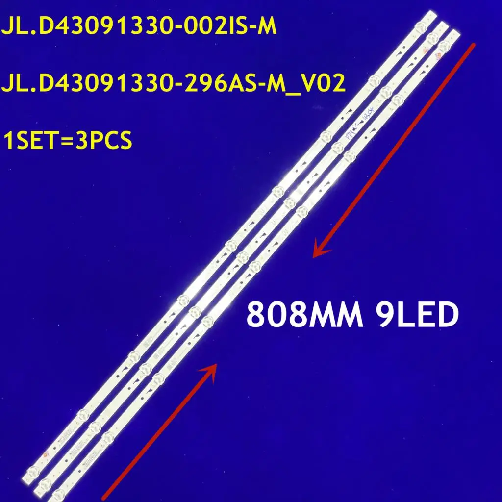 

New LED Backlight JL.D43091330-002IS-M JL.D43091330-296AS-M_V02 For Philco Ptv43e60sn Ptv43e60 PTV-43VF4 UF4 43C4