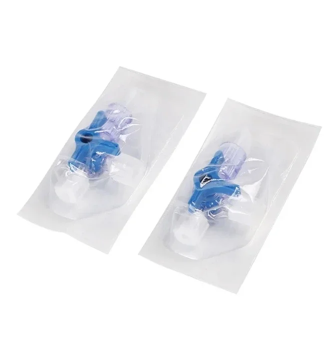 50pcs/box 3-way Suction Tube Syringe Flush Adapter Plug Valve for Clinical Hospital Luer Lock