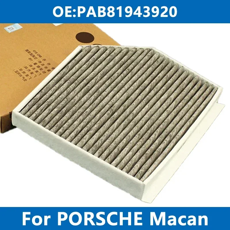 

Car Cabin Filter Air Conditioner PAB81943920 For PORSCHE Macan 95B 2.0 3.0S GTS 3.6Turbo Activated Carbon Cabin Air Filter PM2.5