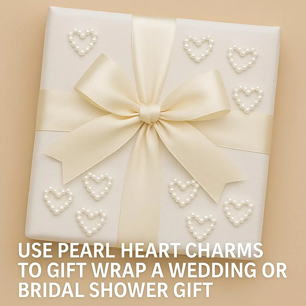 Pearl Heart Table Scatter 5