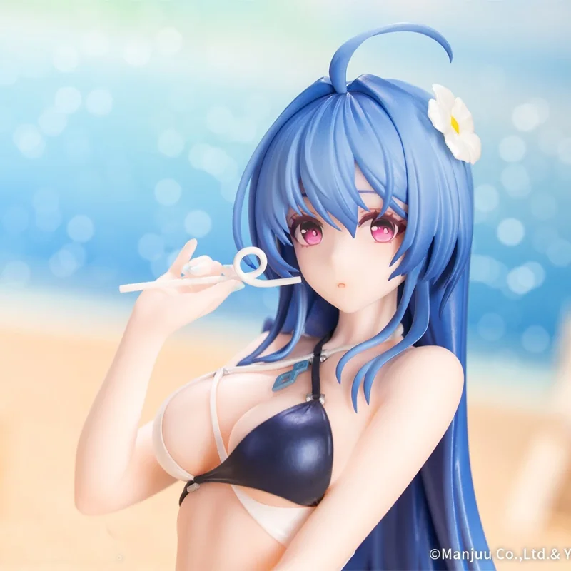 Figura de Anime Myethos Azur Lane Helena com Traje de Banho Shining Ripple, Modelo Colecionável em PVC para Coleção de Adultos e Decoração de Mesa