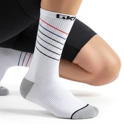 Men Cycling Socks Professional Road Mtb Bike Women Compression Racing Outdoor Unisex Sports Road Bike Running Mtb Mtb Knee-high