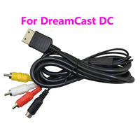 1.8m S-Terminal SAV Cable For SEGA For DreamCast DC HDTV S-Video Line S-Terminal AV Cord 3RCA S-Audio Video Cable