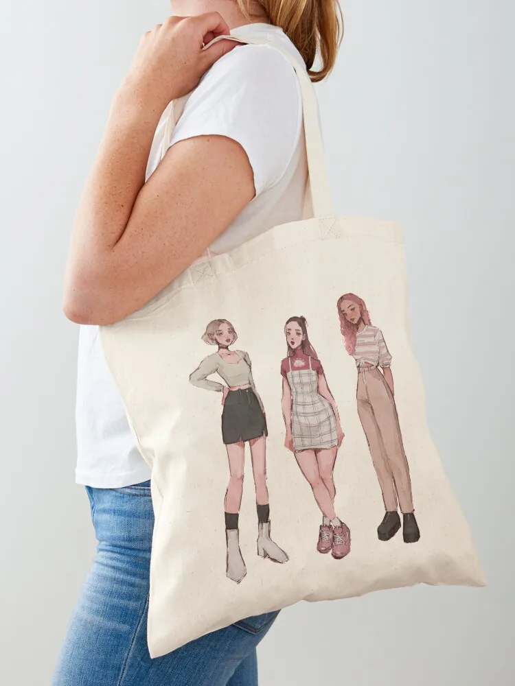 

fruits as girls Tote Bag Women bags sac pour femme eco bag folding large size bags