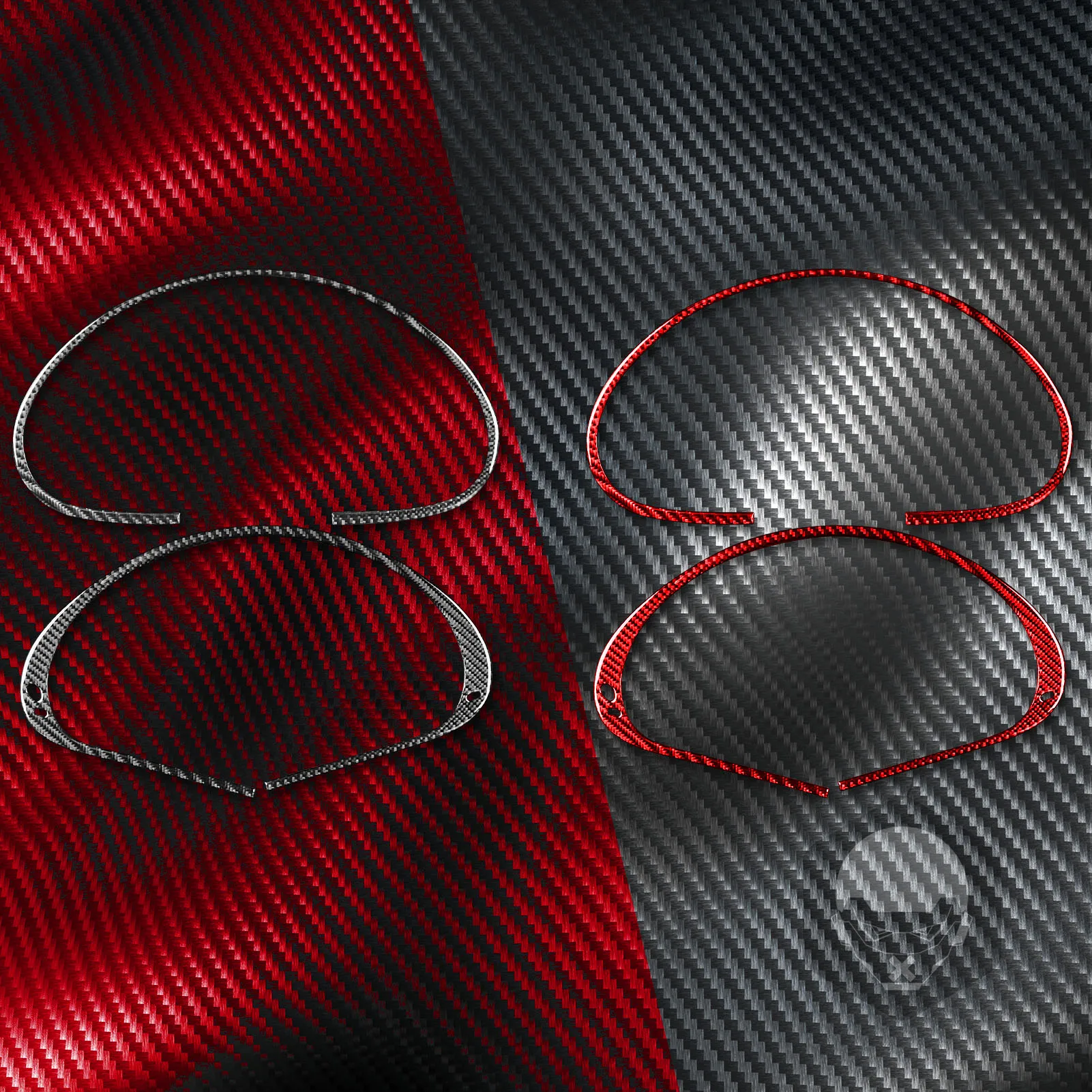 For Benz C Class W203 2005-2007 Carbon Fiber Instrument Speedometer Surround Frame Cover Trim Car Interior Accessories Sticker view 6