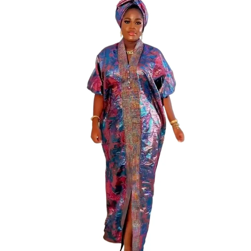 

Evening Dress Women Dashiki African Clothes Robe Marocaine Luxury Dubai Kaftan Abaya Muslim Dress Vetement Plus Size 2024