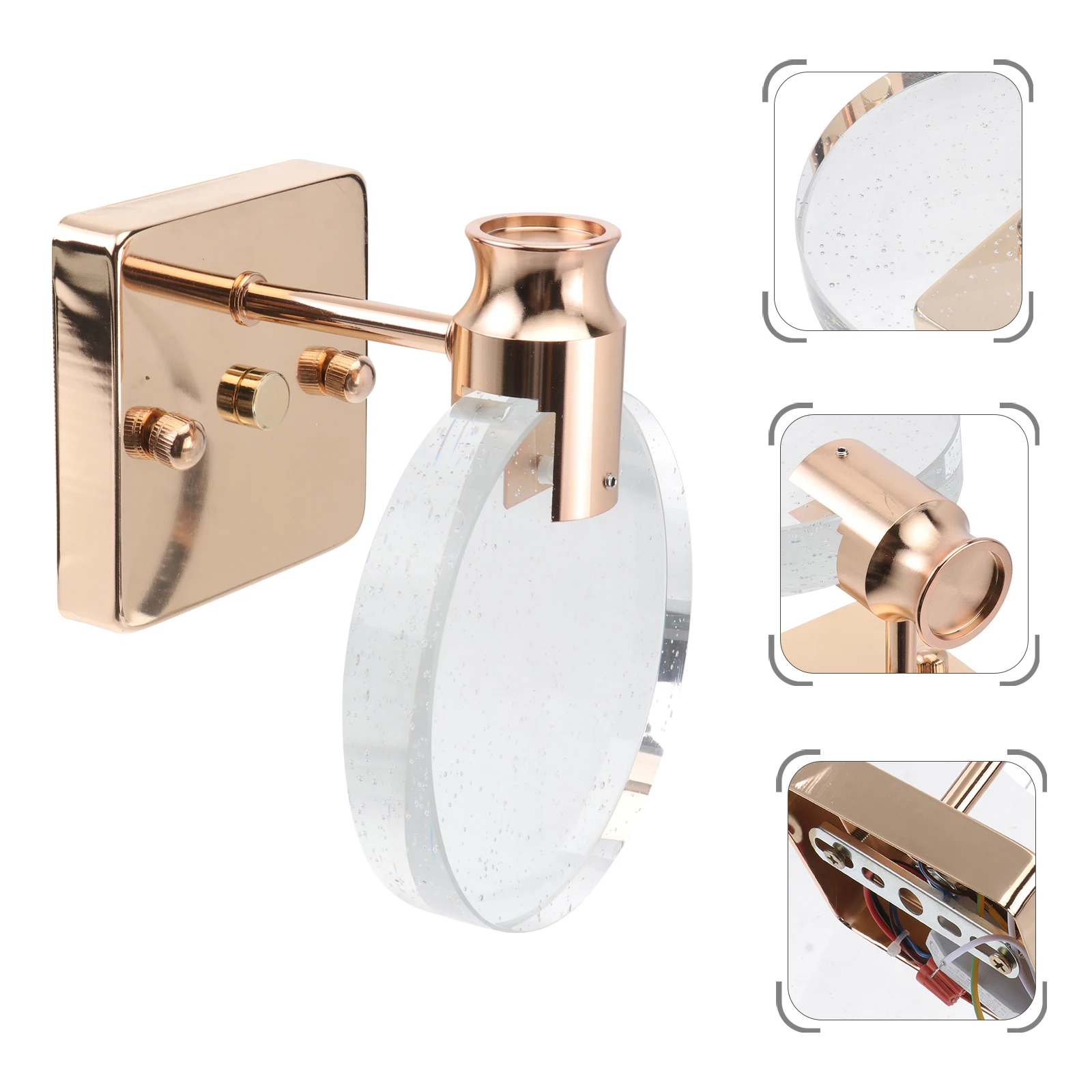 

1Pcs Nordic Wall Lamp Luxury Fashion Bedroom Bedside Wall Light Aisle Corridor Decorative Indoor Lighting Bedroom Bedside Lamp