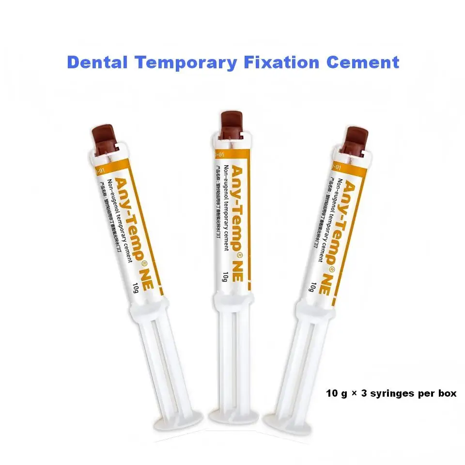 

Mediclus Any Temp NE Non Eugenol Dental Temporary Fixation Cement for Crown Bridge Zinc Oxide Cement Provisional Cementation
