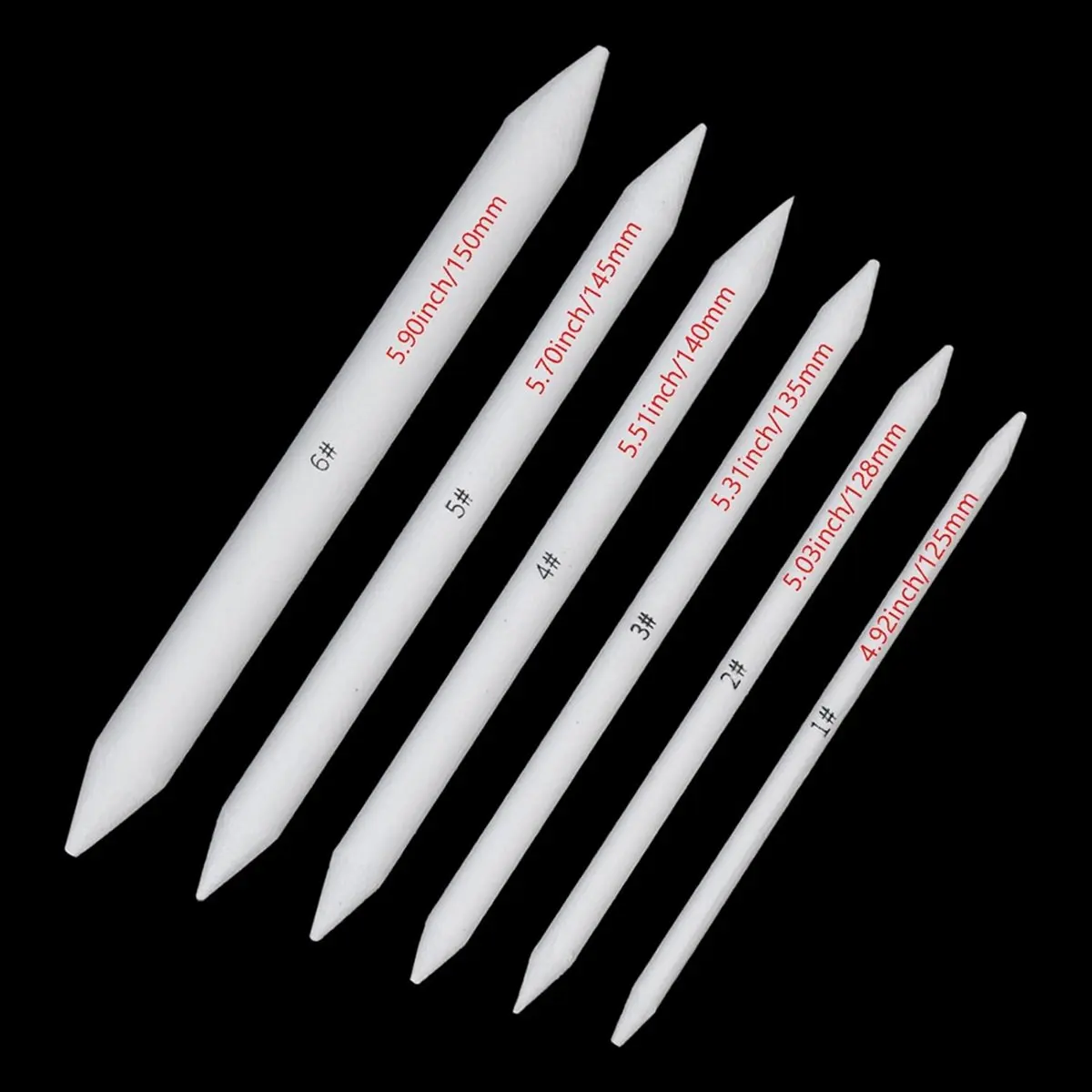 A24I 36Pcs Artist Blending Stump and Tortillion Art Blenders for Student Sketch Drawing