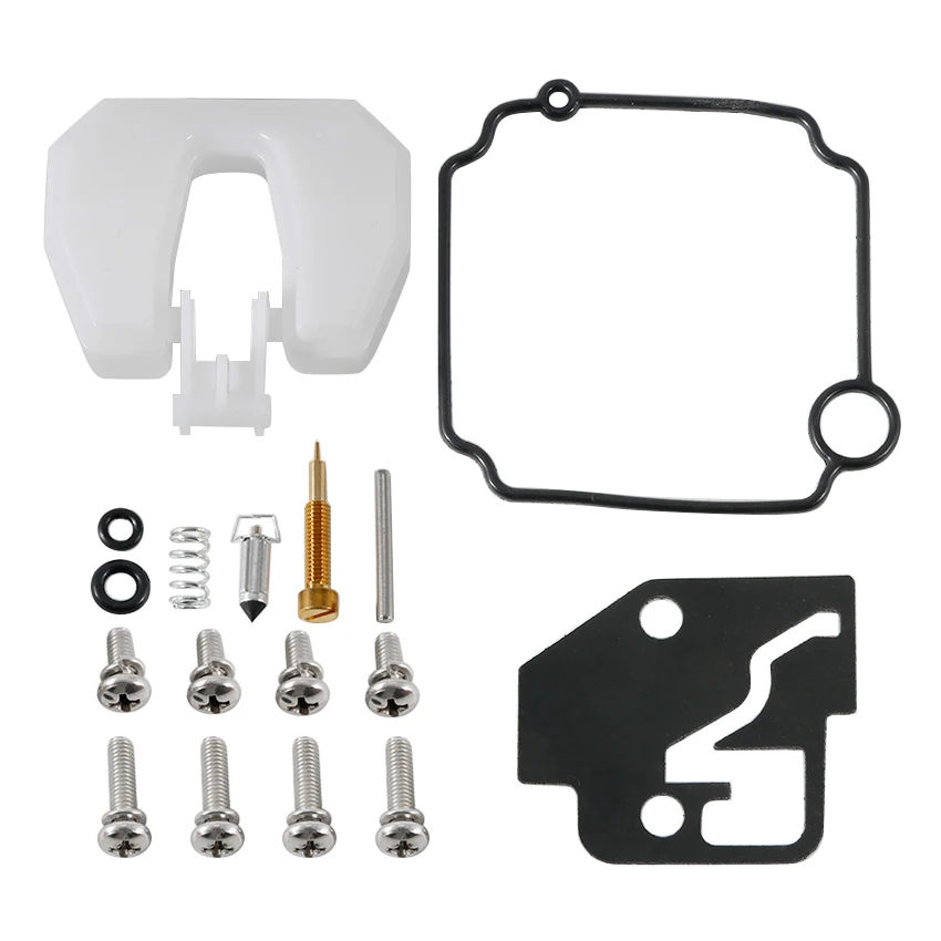 

Carburetor Repair Kit Outboard Parts Fits for Yamaha 9.9hp F9.9 T9.9 / 13.5hp F13.5A / 15hp F15 OEM:66M-W0093-00 / 66M-W0093-01