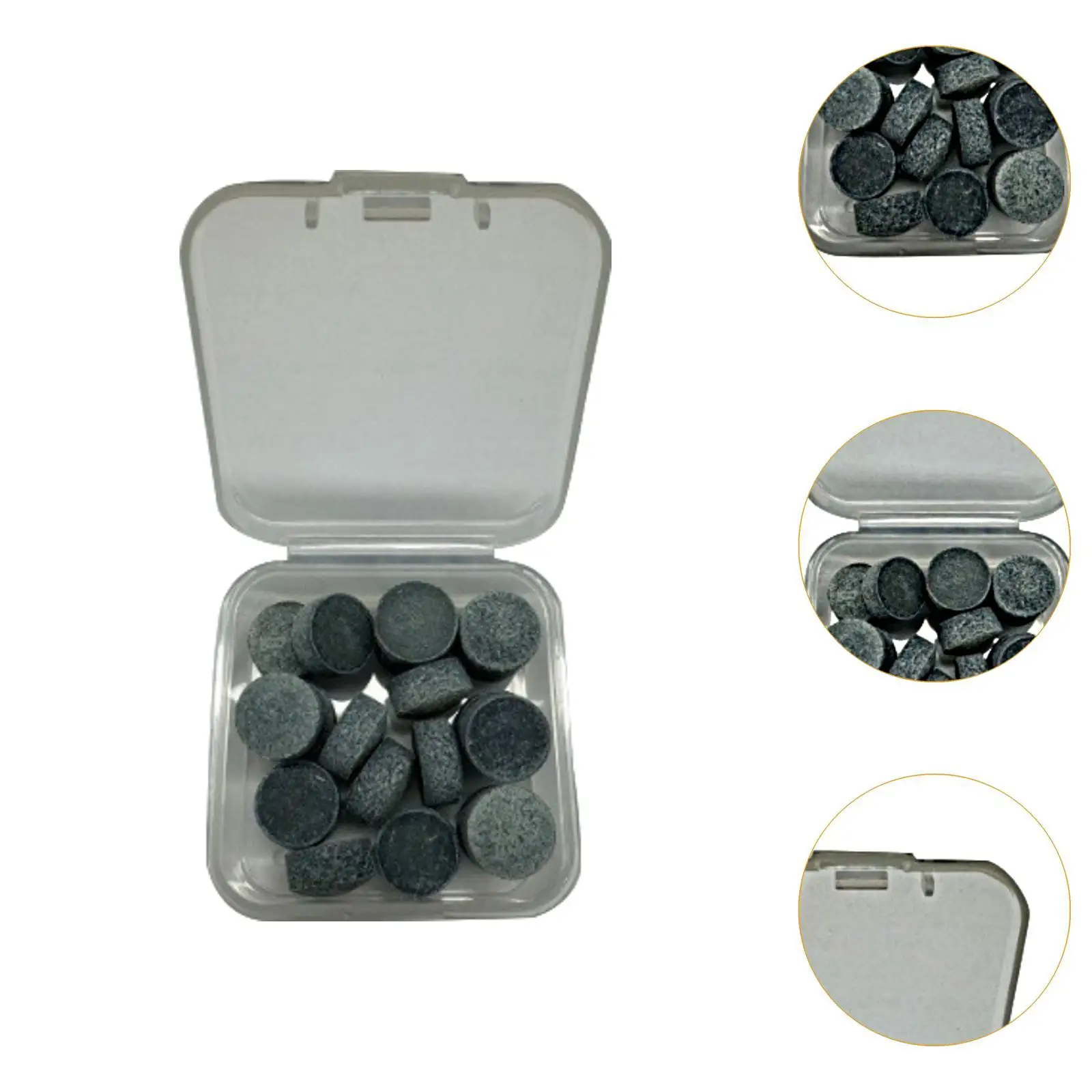 Conjunto de pontas para taco de sinuca, prático, couro, resistente, 11 mm, cabeças para taco de sinuca