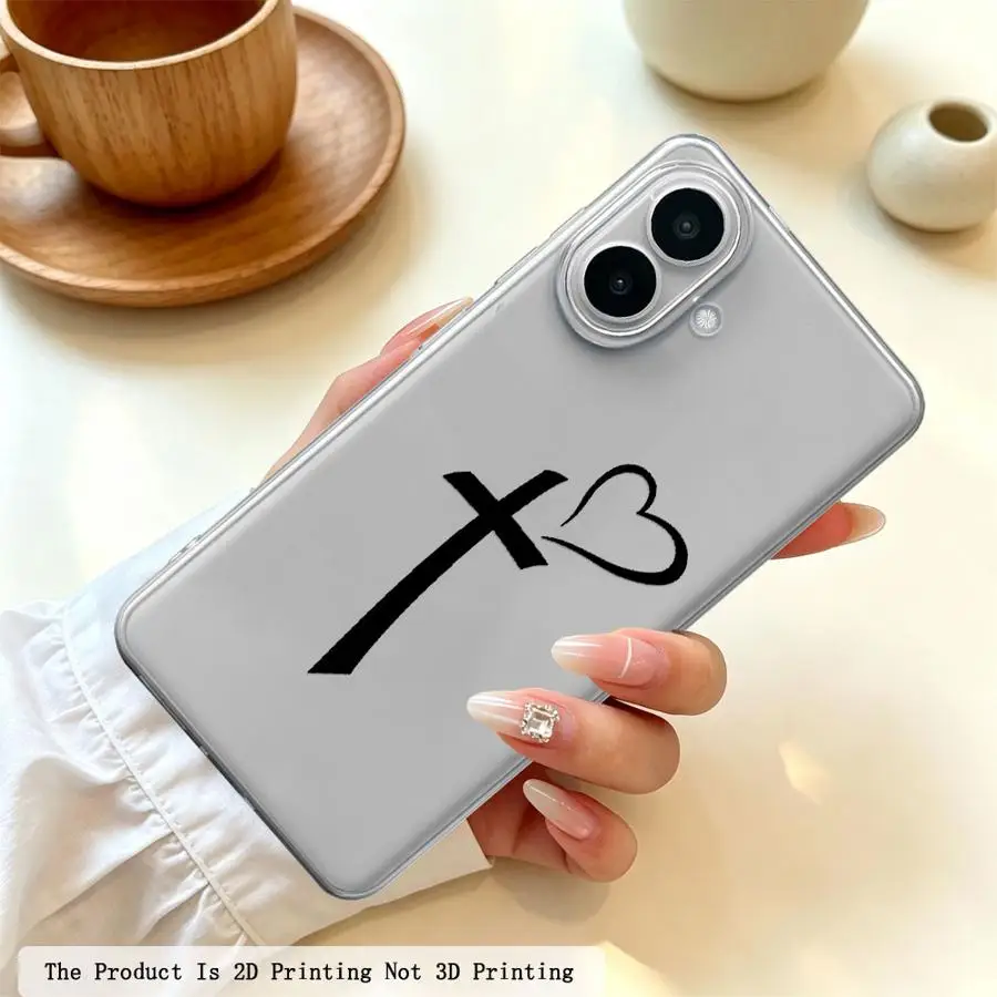 Cute Cross Love Case for Samsung Galaxy A57 A26 A24 A55 A23 A14 A16 A25 A51 A54 A15 A33 A52 A52 A37 A36 A13 A56 A27 A34 A35