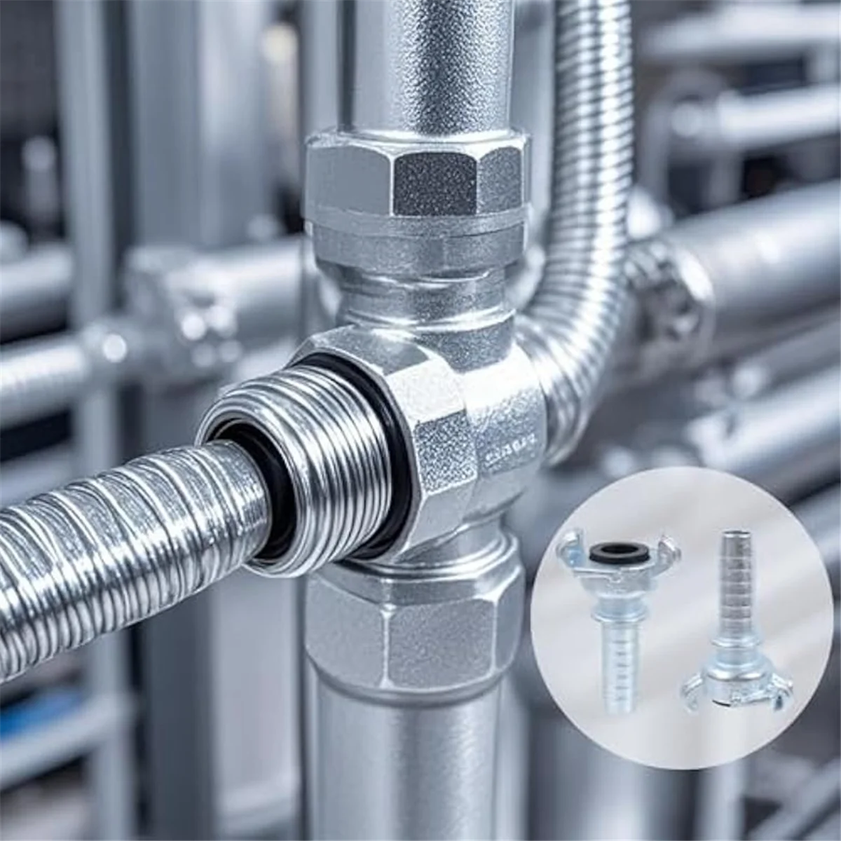 

AA25 4pcs Chicago Air Fittings,3/4Inch Barb End Coupling,Universal Air Hose Connector,Industrial Pneumatic Hose Fittings