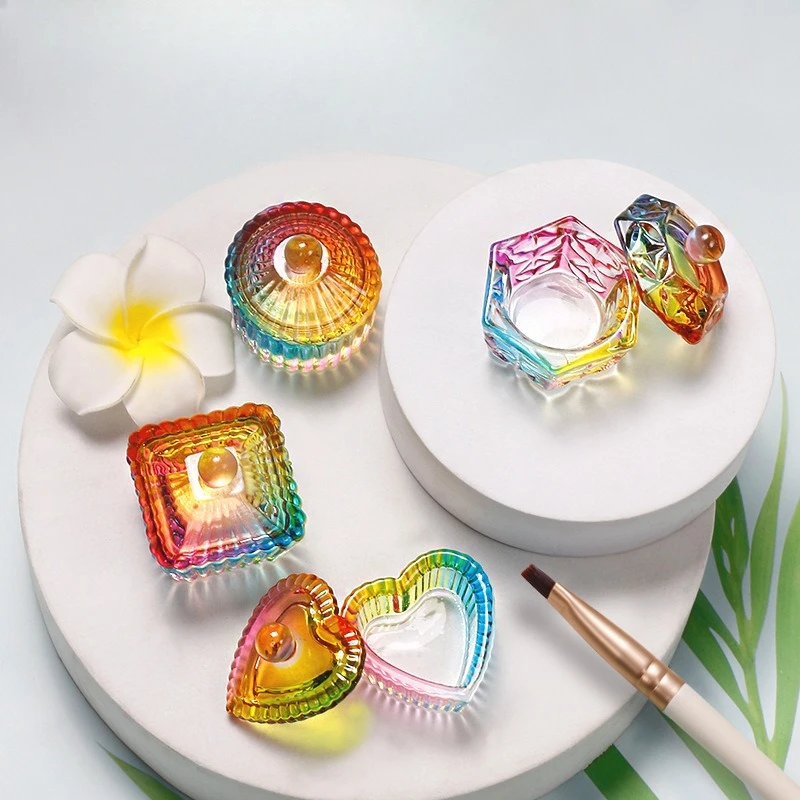 Polvo acrílico de cristal, bolígrafo líquido para uñas, taza de lavado, soporte para polvo de uñas, contenedor, soporte para vasos, equipo, herramientas para decoración de uñas