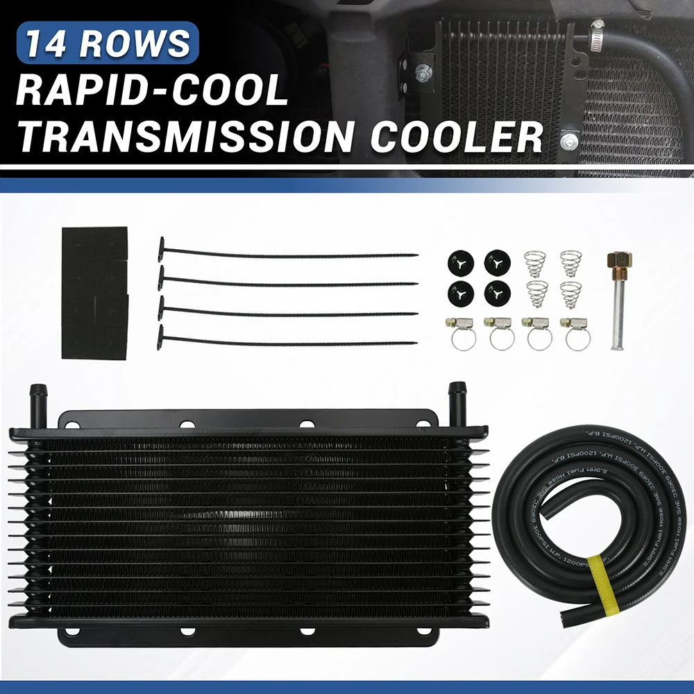 Universal Aluminum oil-cooled radiator automatic transmission oil cooler 14/25/32 rows