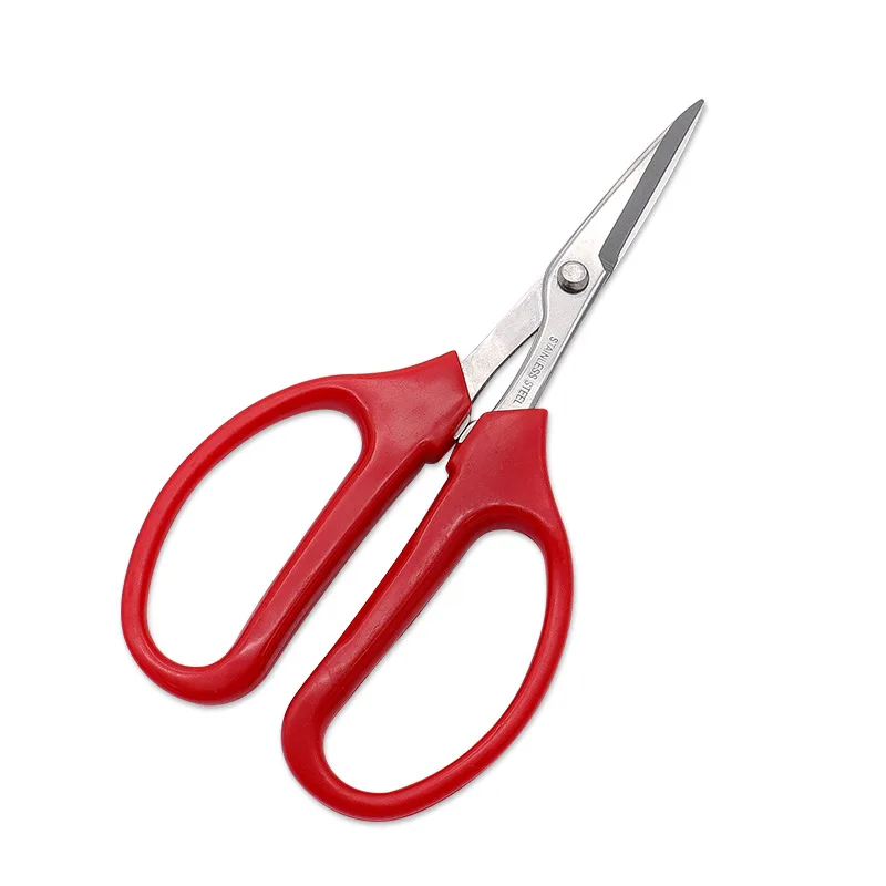 Imagem -02 - Tesoura de Uva de Frutas de Tesoura de Poda Clipper Red pp Comfort Handle Ferramentas de Jardinagem para Flores de Bonsai Atacado Aço Inoxidável
