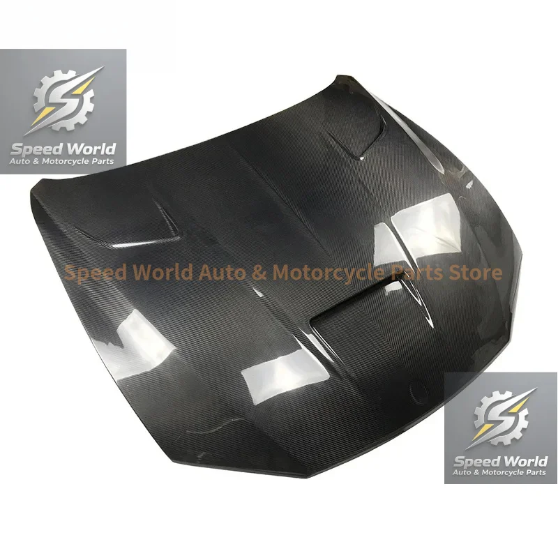MSY Style Dry Full Glossy Carbon Fiber Car Engine Hood For Levante 2016-2018