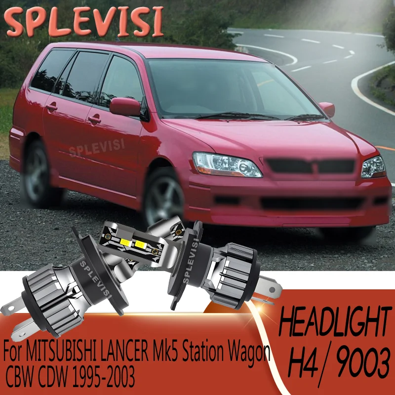 

3 year warranty Waterproof IP68 h4 LED Headlight For MITSUBISHI LANCER Mk5 Station Wagon CBW CDW 1995-1999 2000 2001 2002 2003
