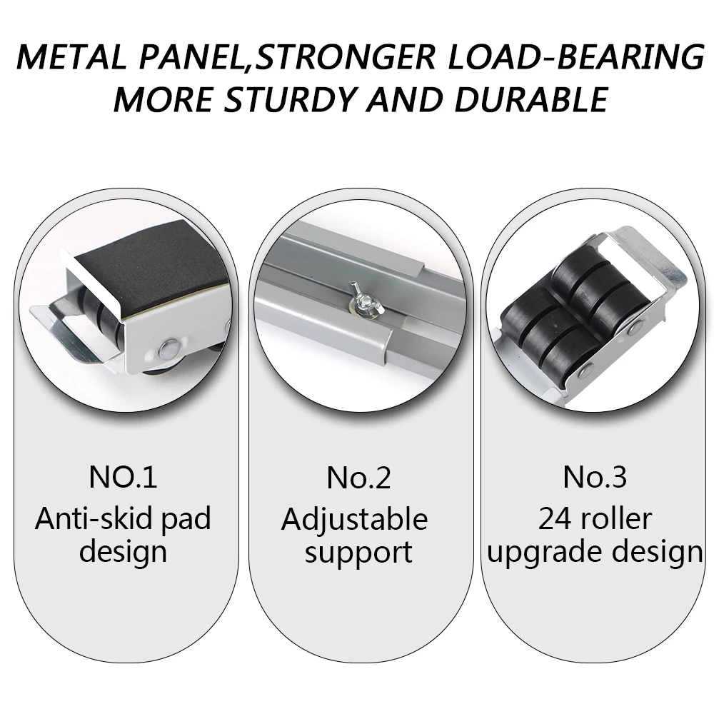 24 Wheel Universal Multifunctional Adjustable Washing Machine Stand Mobile Roller Bracket Refrigerator Base Mount Dryer Holder