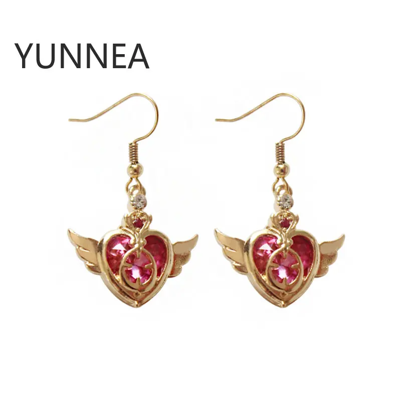1Pair Anime Moon Cosplay Kawaii Star Moon Space Earrings Ear Clip Accessories Cute Prop Sailor Moon Cosplay