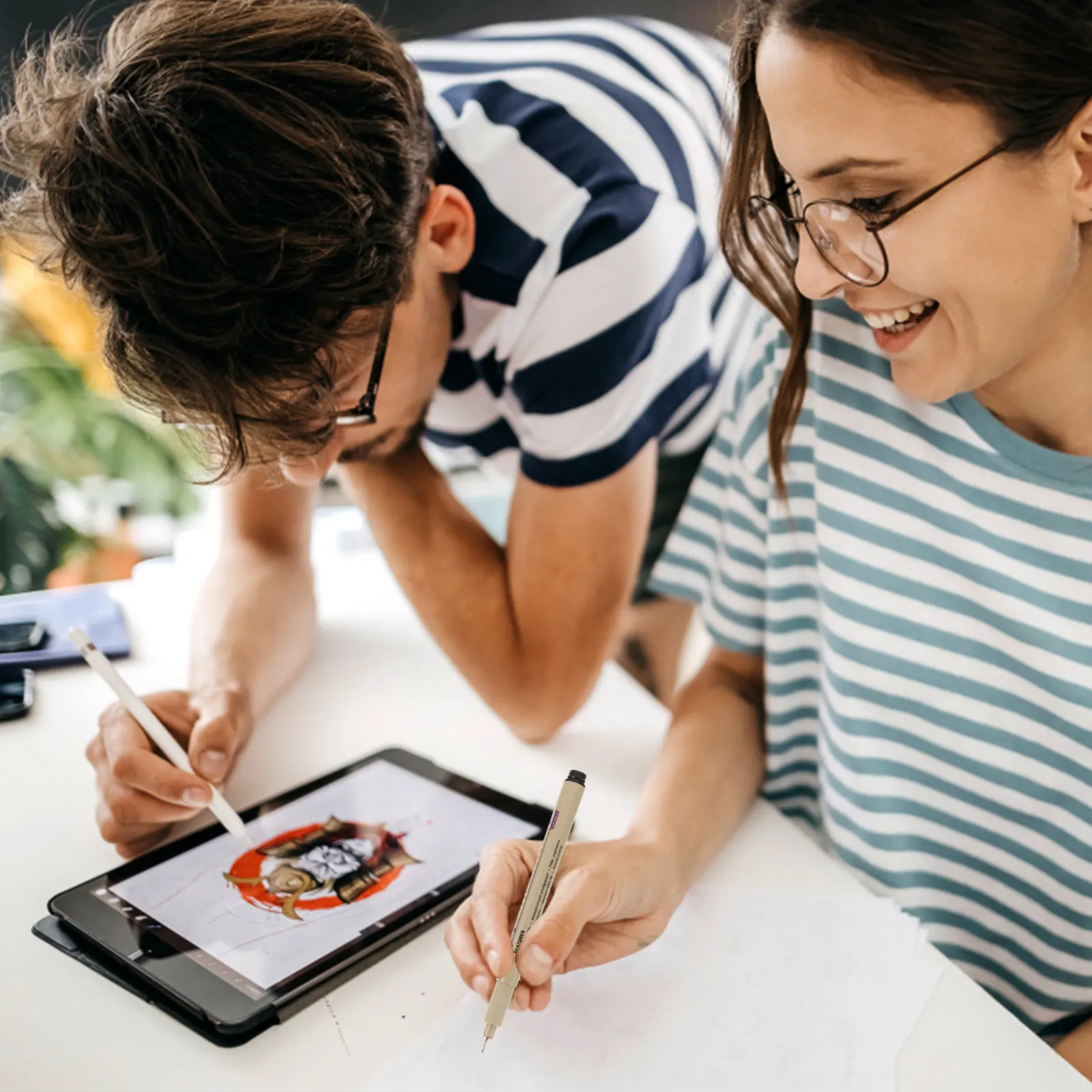 

Набор из 12 водостойких ручек для рисования с тонким наконечником, для художников, скетчинга, живописи, ведения дневников, с архивными чернилами, гладкое письмо без скатывания