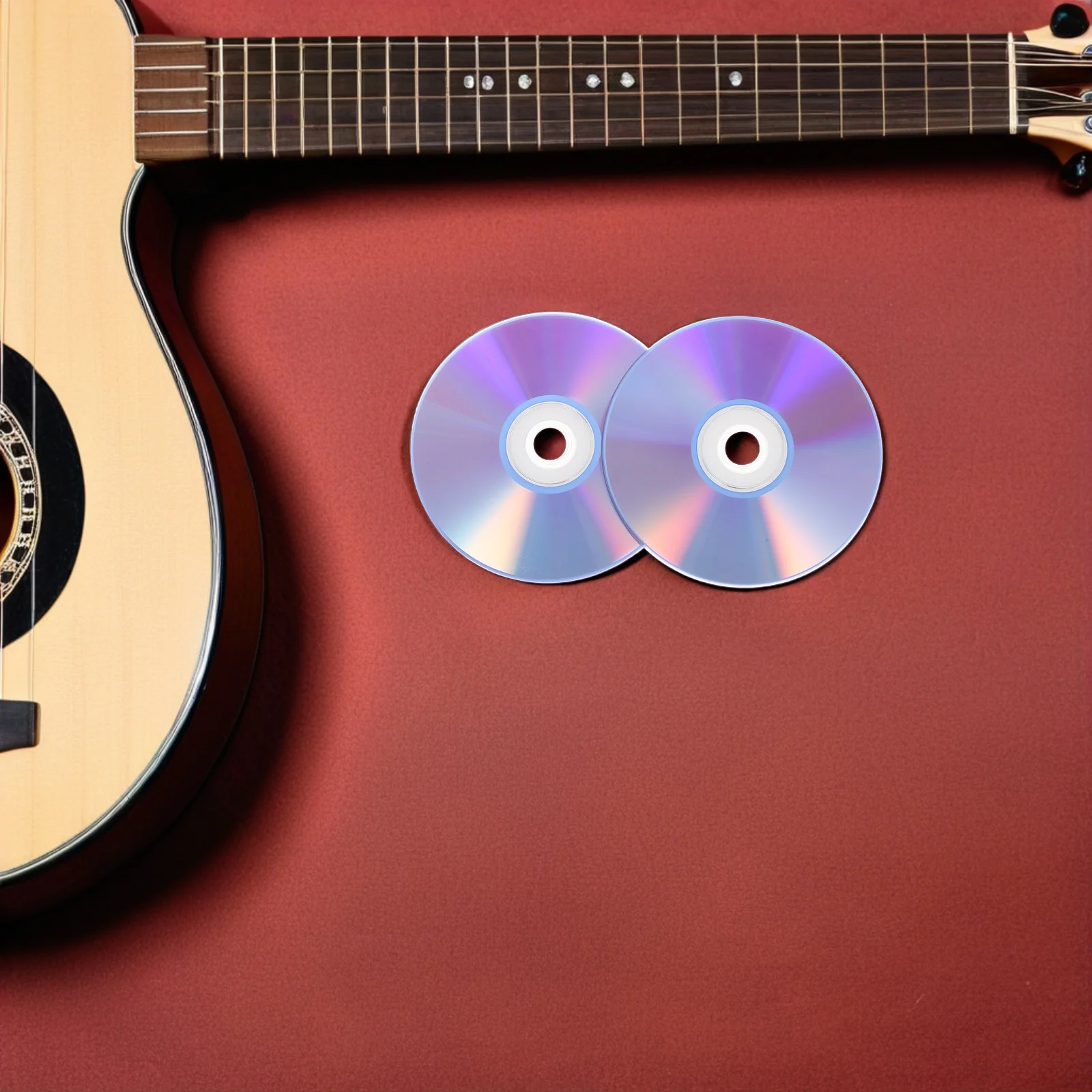 

2pcs Blank Cd Blank Discs High Capacity Audio Recording Writable Media Dvd Discs For Music Storage Durable Data Backup